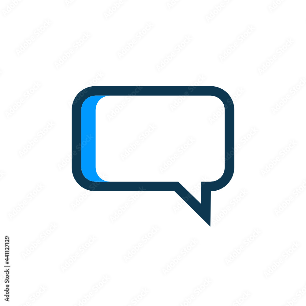 Speech Bubble filled outline icon Speech Bubble filled outline icon