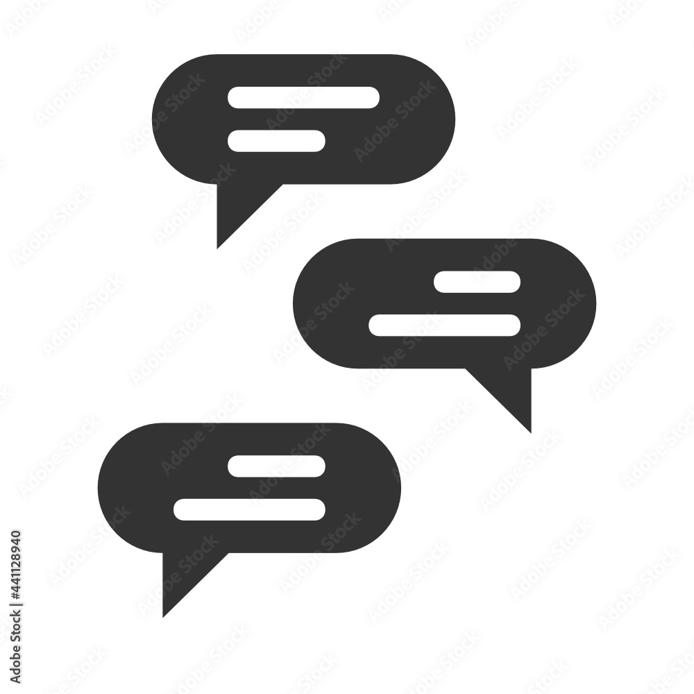 Speech Bubble solid icon Speech Bubble solid icon