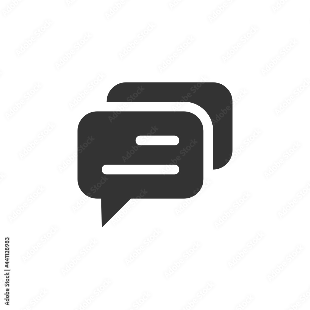 Speech Bubble solid icon Speech Bubble solid icon