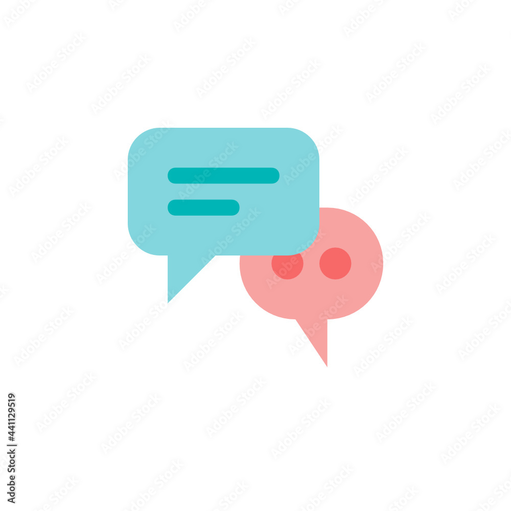 Speech Bubble flat icon Speech Bubble flat icon