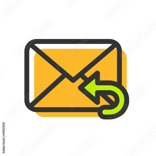Email and Mail filled outli...