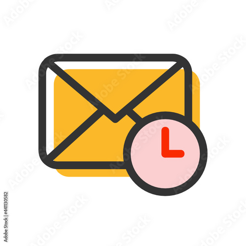 Email and Mail filled outline icon