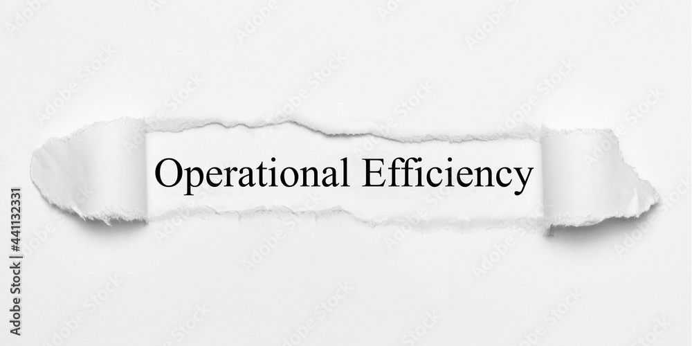 Obraz premium Operational Efficiency