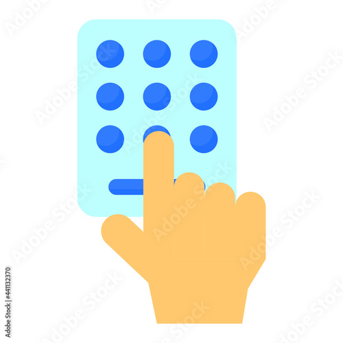 dial pad icon illustration vector graphic photo