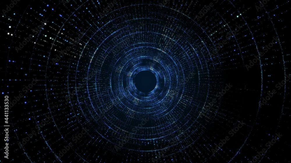 Abstract glowing futuristic circles. background