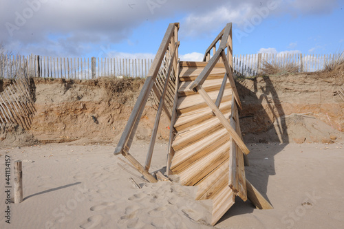 Fotografie, Obraz vias ouest : la plage détruite