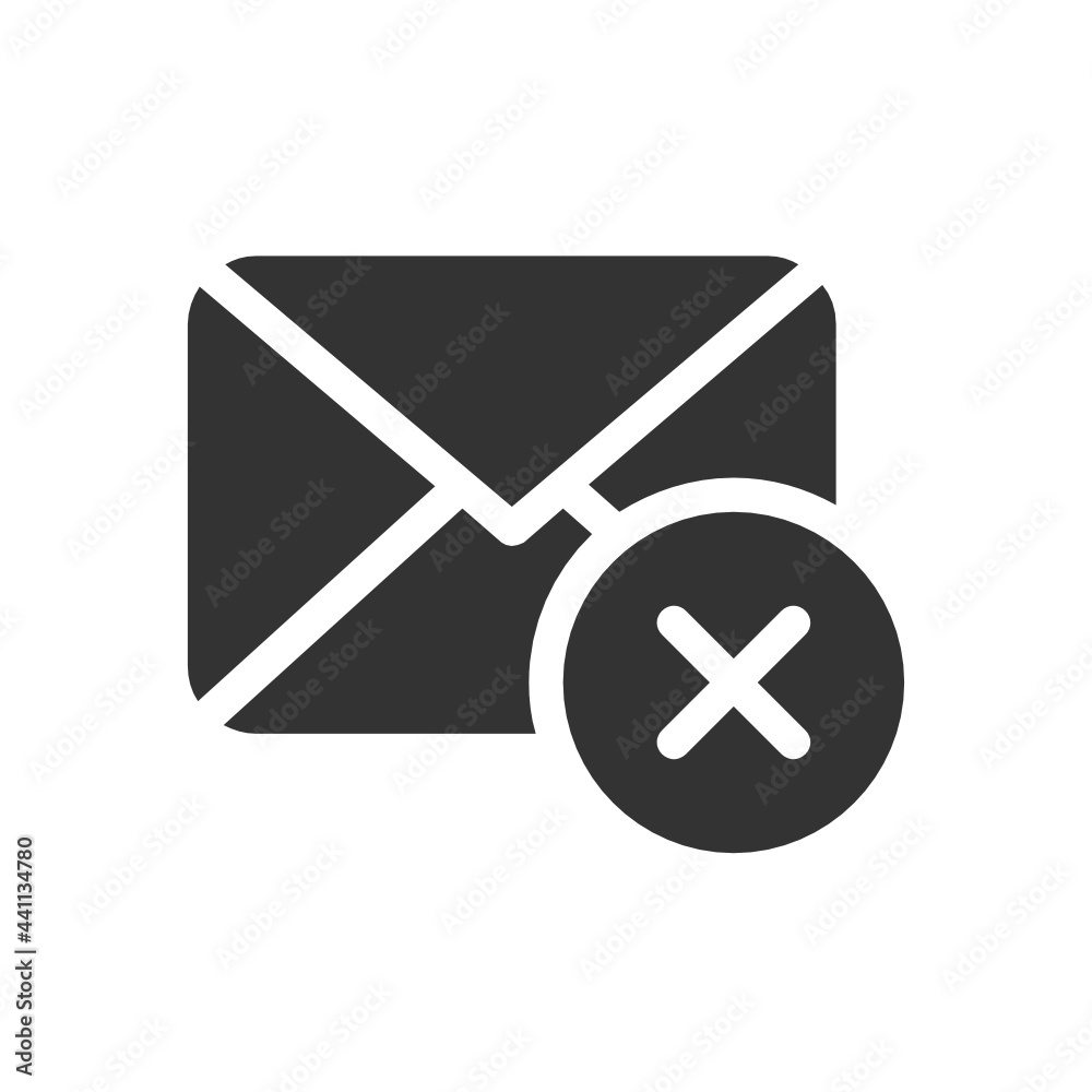 Email and Mail solid icon Email and Mail solid icon