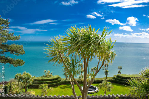 beautiful view at killiney hill in ireland photo