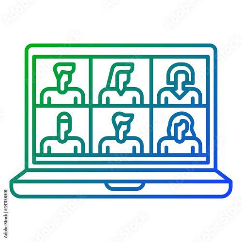 video conference icon