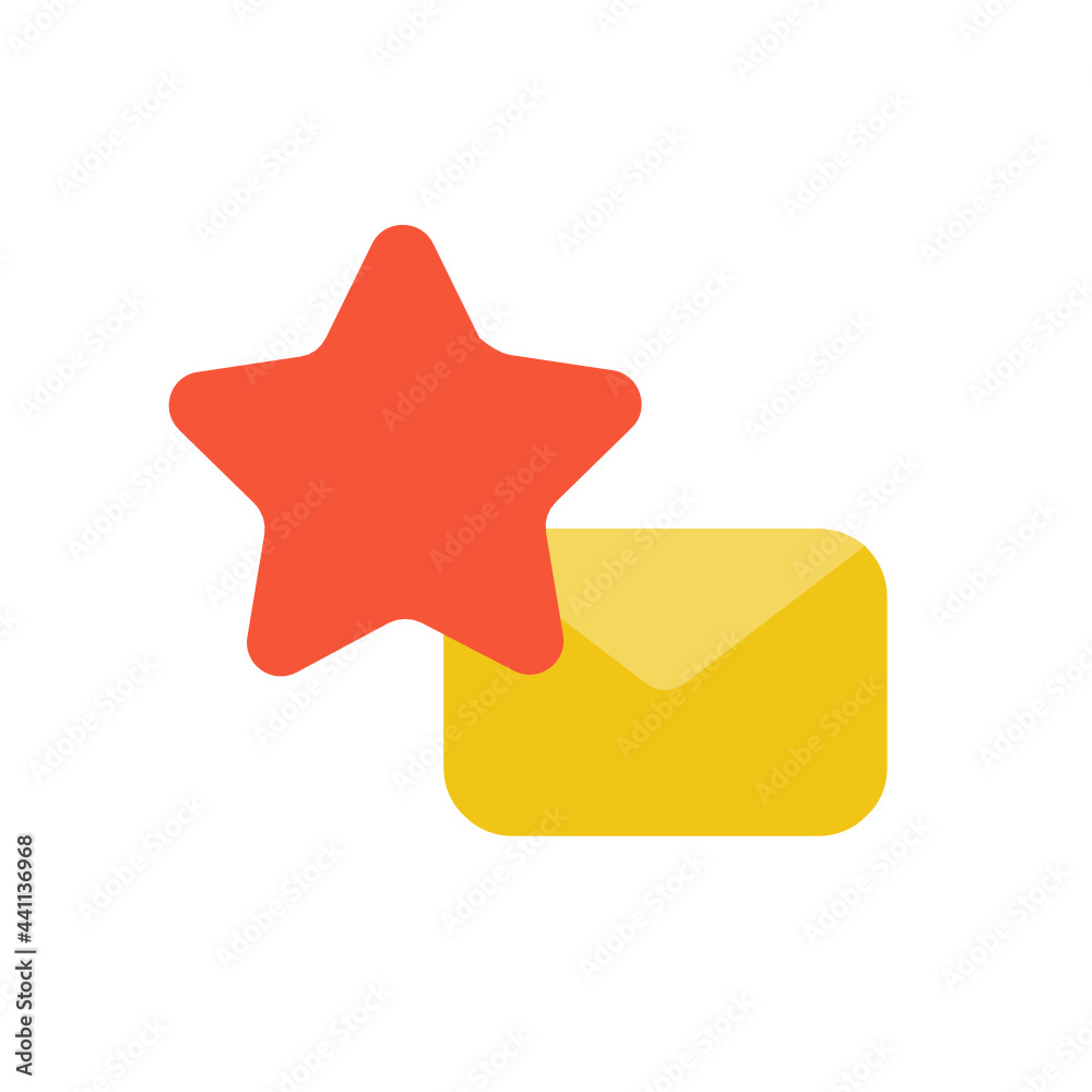 Obraz premium Email and Mail flat icon