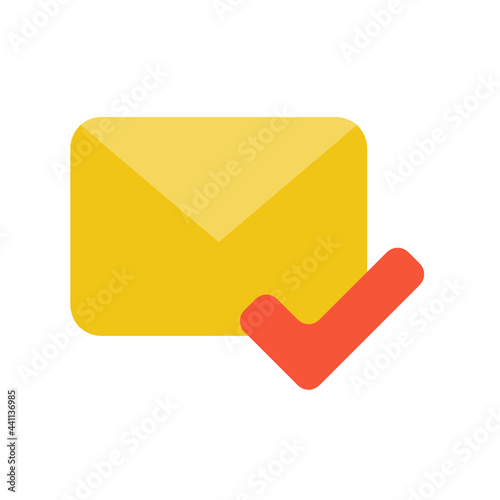 Email and Mail flat icon