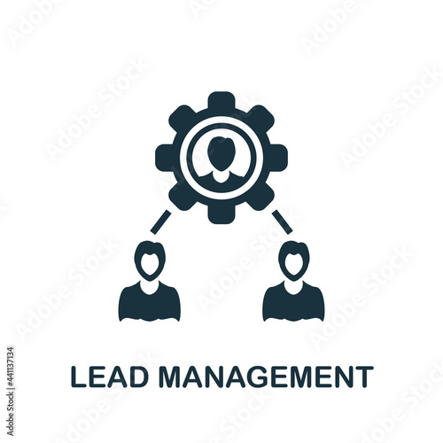 Lead Management icon. Simple element from management collection. Creative Lead Management icon for web design, templates, infographics and more