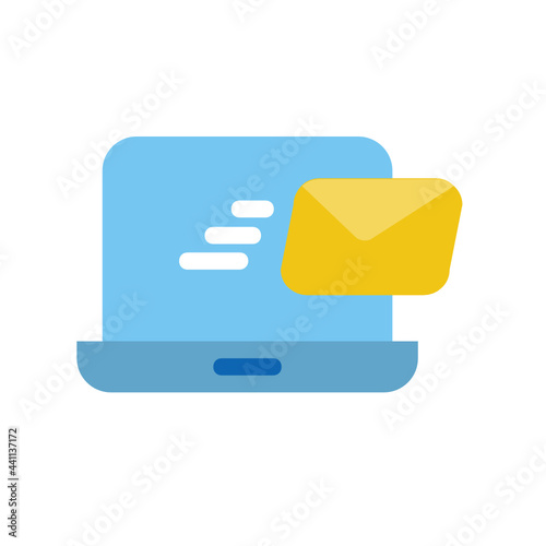 Email and Mail flat icon