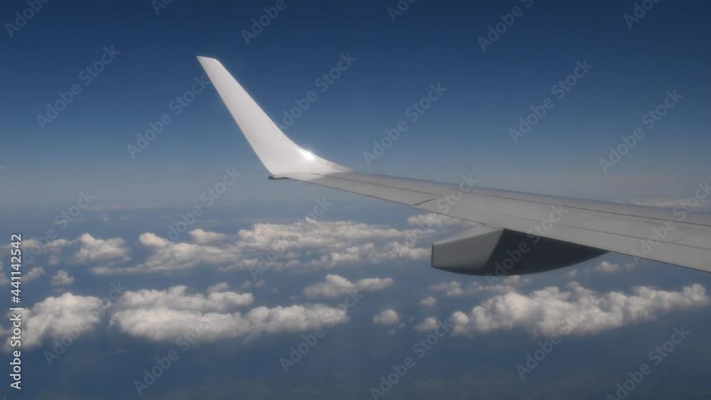 Airliner flying above the clouds Airliner flying above the clouds