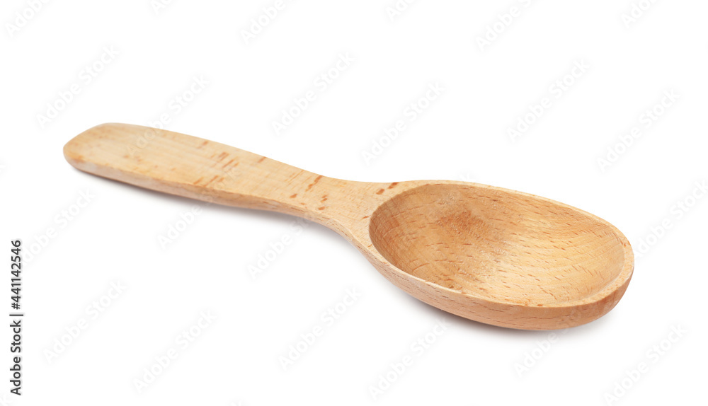 Wooden spoon isolated on white. Cooking utensil Wooden spoon isolated on white. Cooking utensil