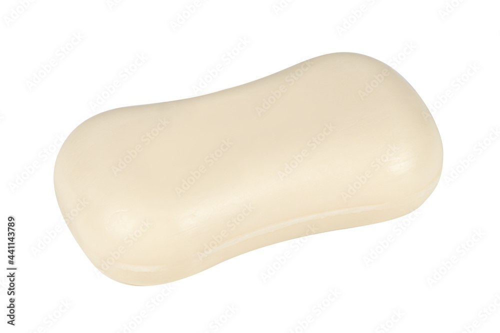 Soap bar on the white background