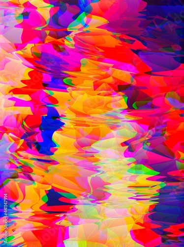 Abstract Colorful Geometrical Artwork Poster,Abstract Graphical Painting Art Background Texture,Modern Conceptual Art