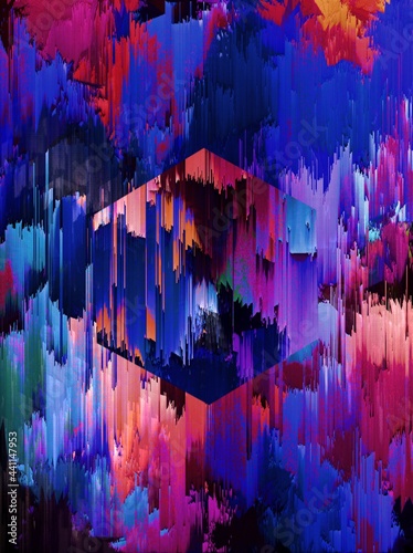 Abstract Colorful Geometrical Artwork Poster,Abstract Graphical Painting Art Background Texture,Modern Conceptual Art