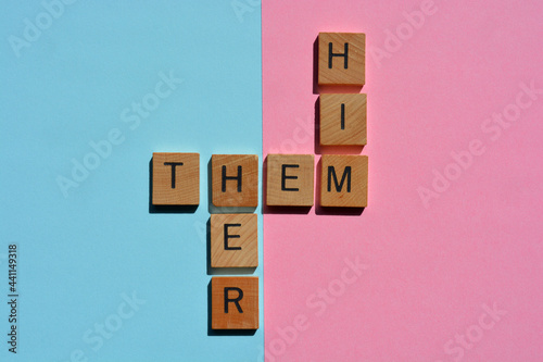 Him, Her, Them, gender pronouns crossword photo