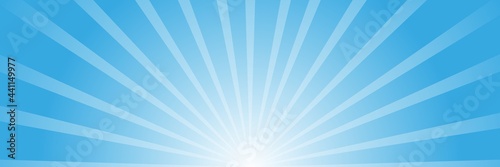 Abstract background with sun ray. Summer vector illustration