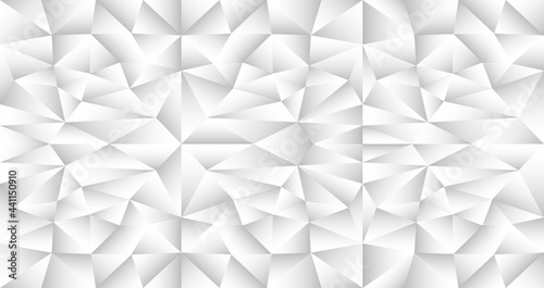 Vector abstract gray  triangles background. Polygonal monochrome background for your web site design  logo  app  UI. EPS10.
