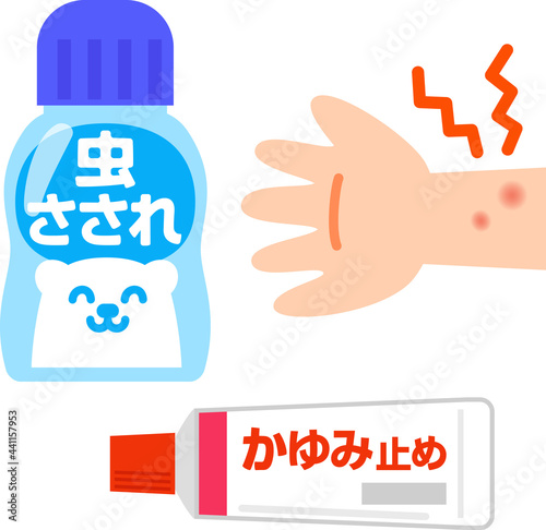 虫刺され、かゆみ止めの塗り薬