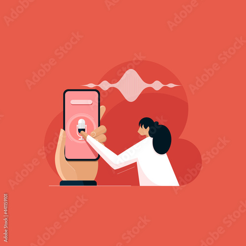 Voice search Optimization, voice and digital marketing, SEO and keyword search with Voice commands, content marketing
