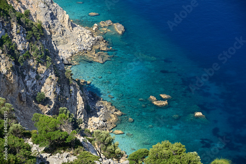 the west coast of the Greek island of Alonissos in the Western Sporades © Giovanni Rinaldi