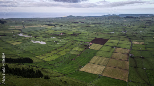 The landscape of Terceira Island in the Azores