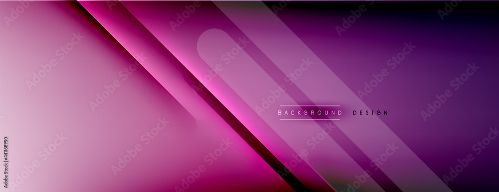 Abstract background - lines composition created with lights and shadows. Technology or business digital template. Trendy simple fluid color gradient abstract background with dynamic Abstract background - lines composition created with lights and shadows. Technology or business digital template. Trendy simple fluid color gradient abstract background with dynamic