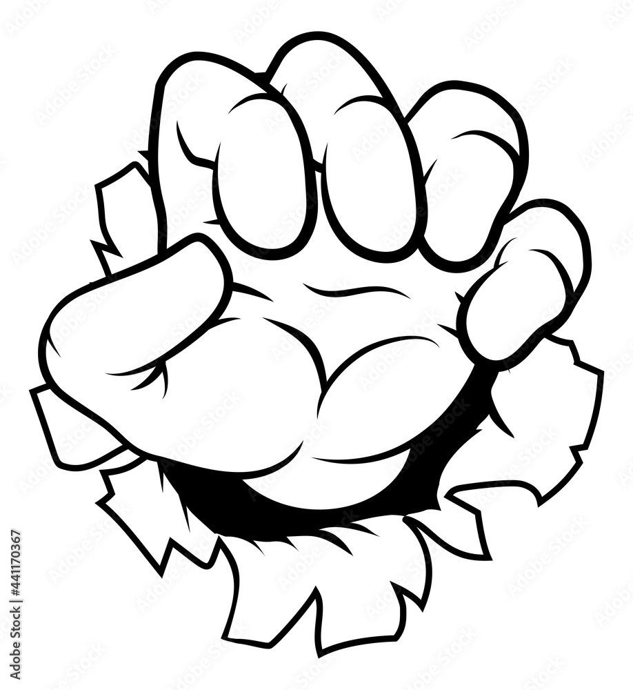 Monster Claw Cartoon Hand