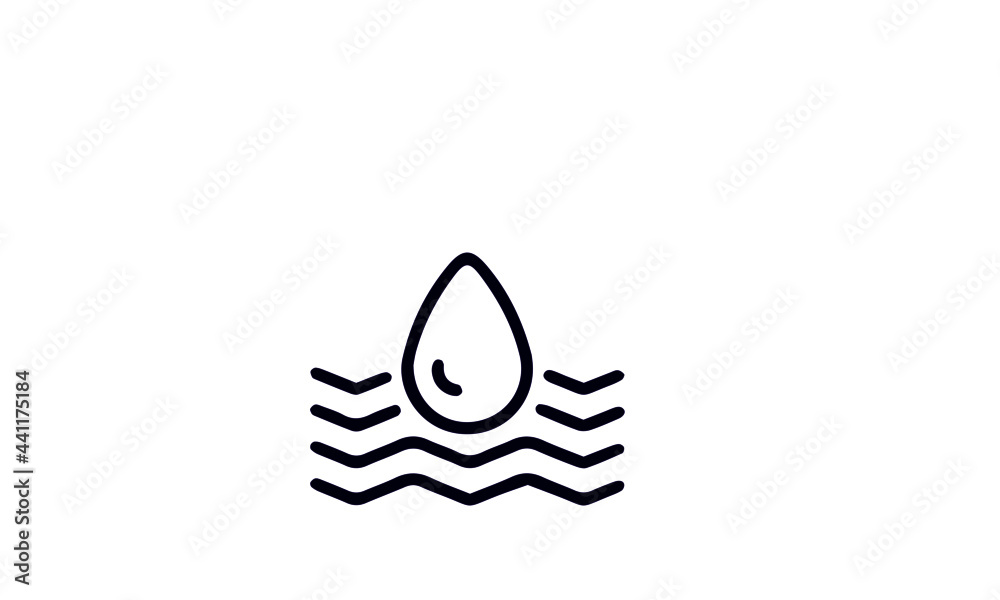 Water icon set vector design Water icon set vector design