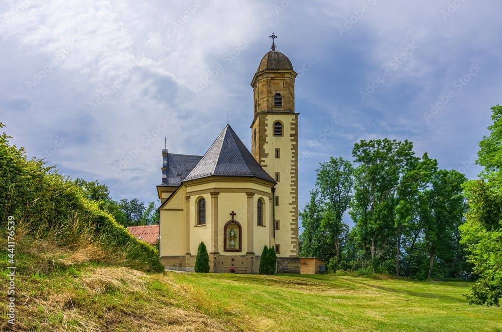 Wallfahrtskirche St. Maria, Hohenrechberg, Baden-Württemberg, Deutschland