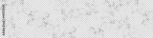 Grunge effect on transparent background