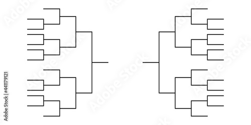 Sport tournament bracket championship template photo