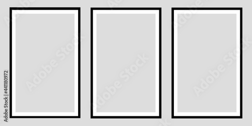 Blank Poster Mockup for Photos