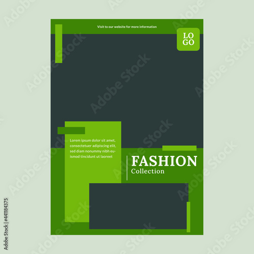 Flyer template design for business promotional sale