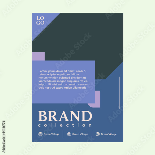Flyer template design for business promotional sale