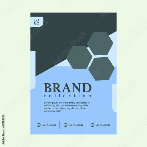 Flyer template design for business promotional sale