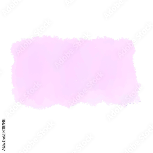 Watercolor abstract shape , vector stock illustration. For design and decoration, logo, business card, banner, social media 