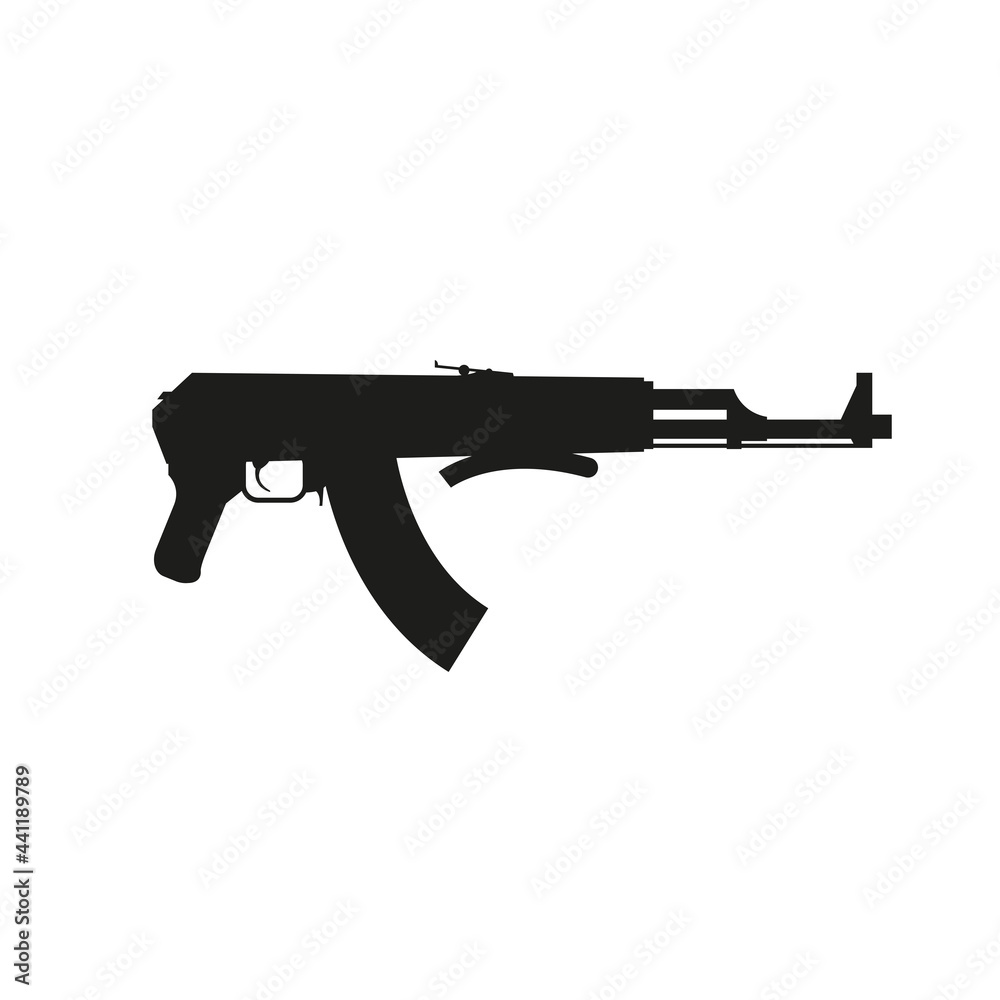 Weapon icon. Simple vector illustration on a white background