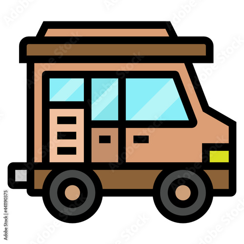 camper van line icon