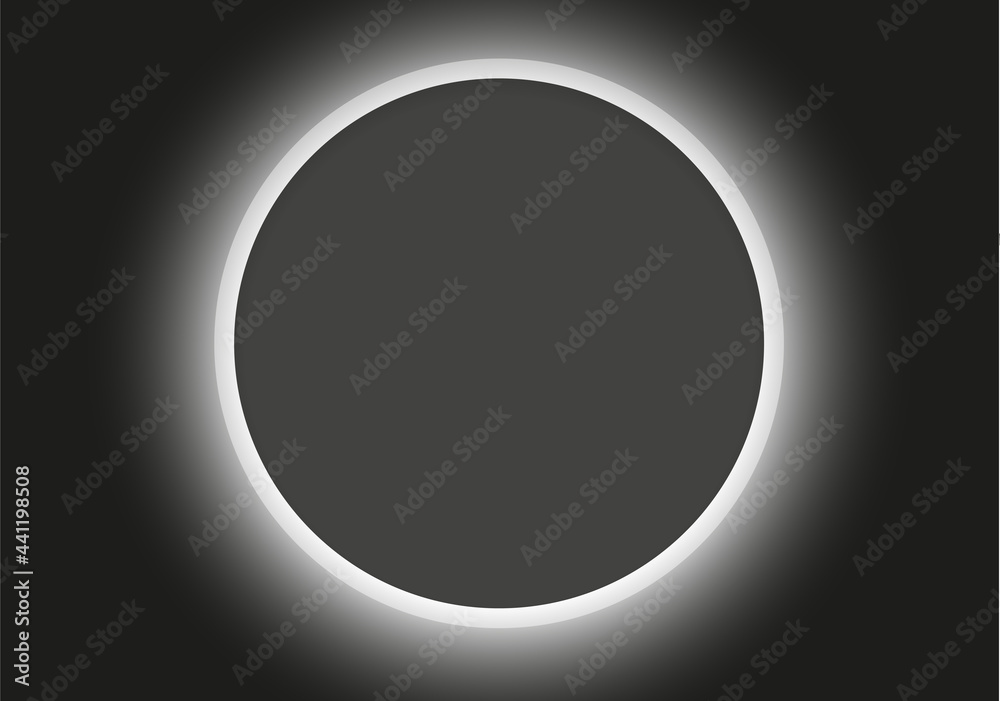 Fondo de eclipse en el cielo nocturno.