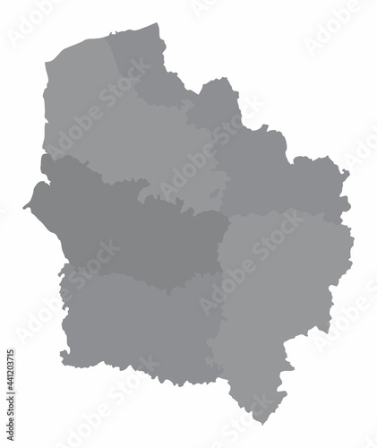 Hauts-de-France administrative map