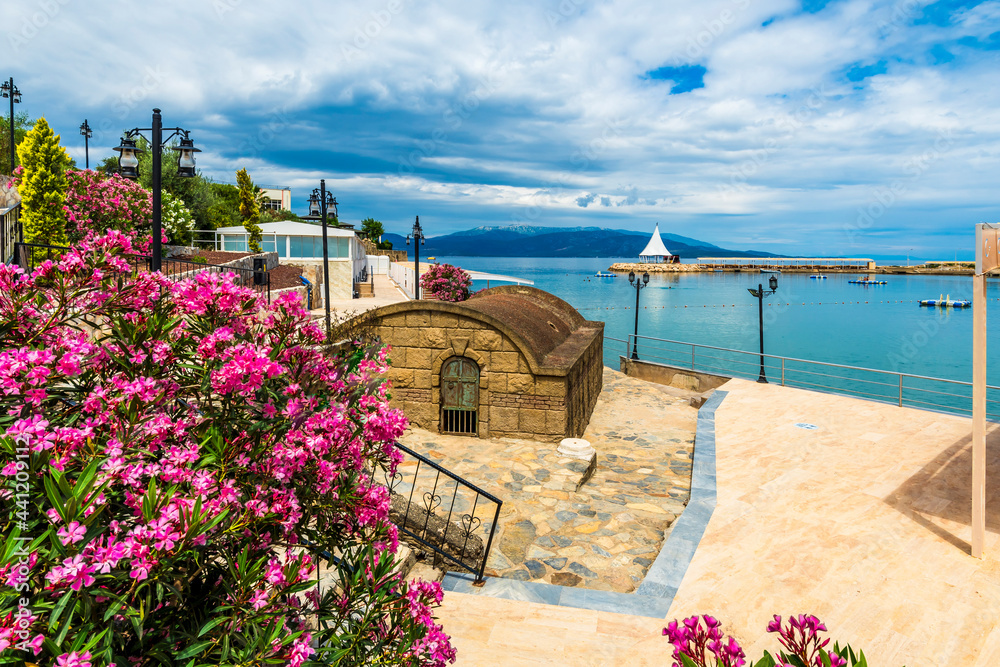 Urla Town coastal view in Turkey