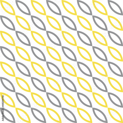 Colors of year 2021 illuminating yellow and ultimate gray simple striped pattern. Abstract geometric diagonal stripes seamless pattern. Geometric design for web and print on textile, fabric, paper