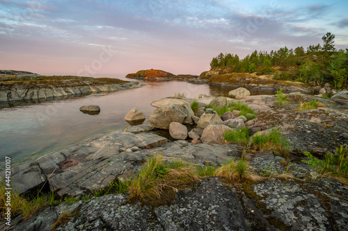 lake Ladoga.sunset