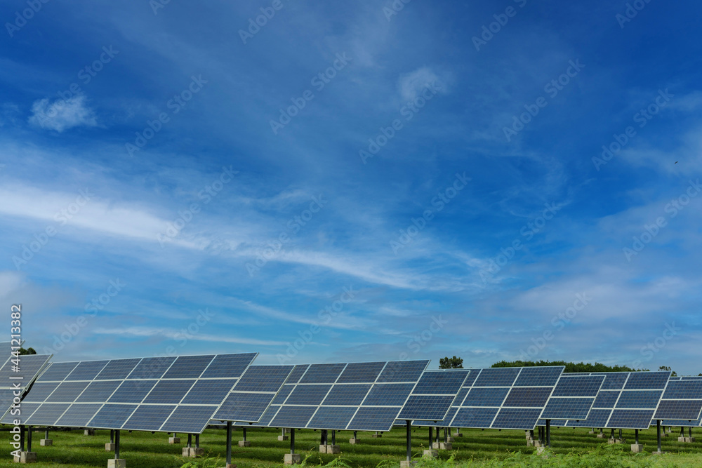 solar panel on sky sunset background. solar panel on sky sunset background.
