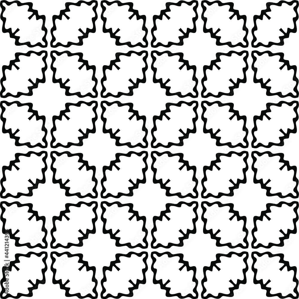 floral seamless pattern background.Geometric ornament for wallpapers and backgrounds. Black and white pattern. floral seamless pattern background.Geometric ornament for wallpapers and backgrounds. Black and white pattern.