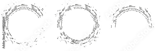 TEXTURE DE TRAITS EN CERCLES
